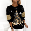Weihnachts-Pullover mit Tannenbaum