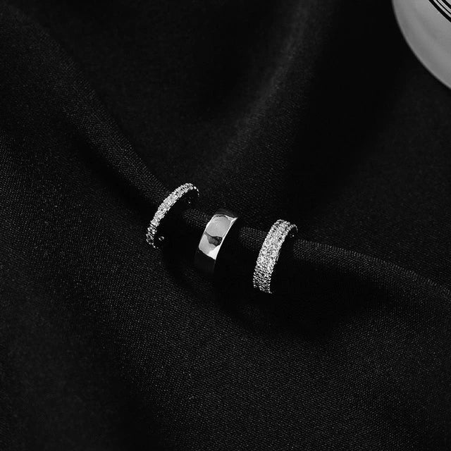 3er Set Dicke Minimale Keine Piercing Ohren Cuffs | Shop Nory
