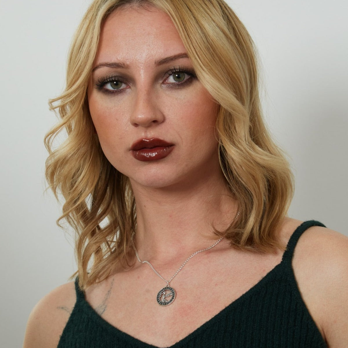 Silver Zodiac Coin Charm Necklace | Shop Nory