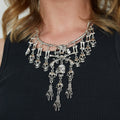 Silver Gothic Pirate Skull Charm Necklace | Shop Nory