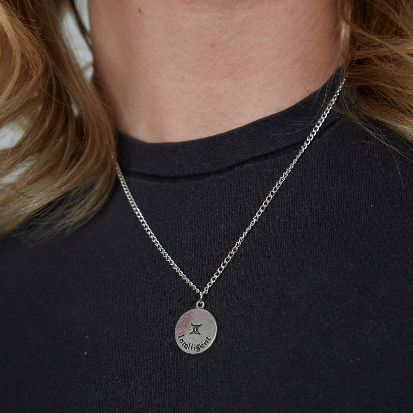 Silver Zodiac Reversible Coin Charm Necklace | Shop Nory