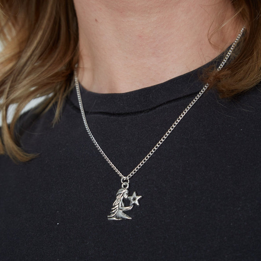 Silber Zodiac Symbol Charm Halskette | Shop Nory