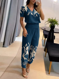 Blau mit Muster 2