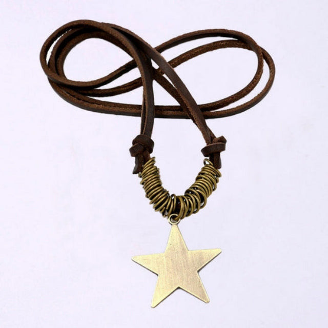 Böhmische Halskette Mit Sternanhänger | Shop Nory
