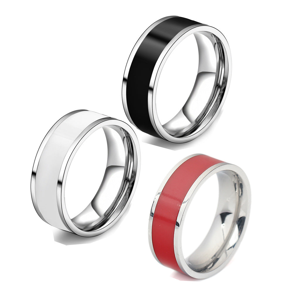 Herren Edelstahlring mit modernem, schlichten Design Shop Nory