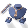 Damen Schmuckset mit elegantem Ketten-Design und funkelnden Zirkonia Shop Nory