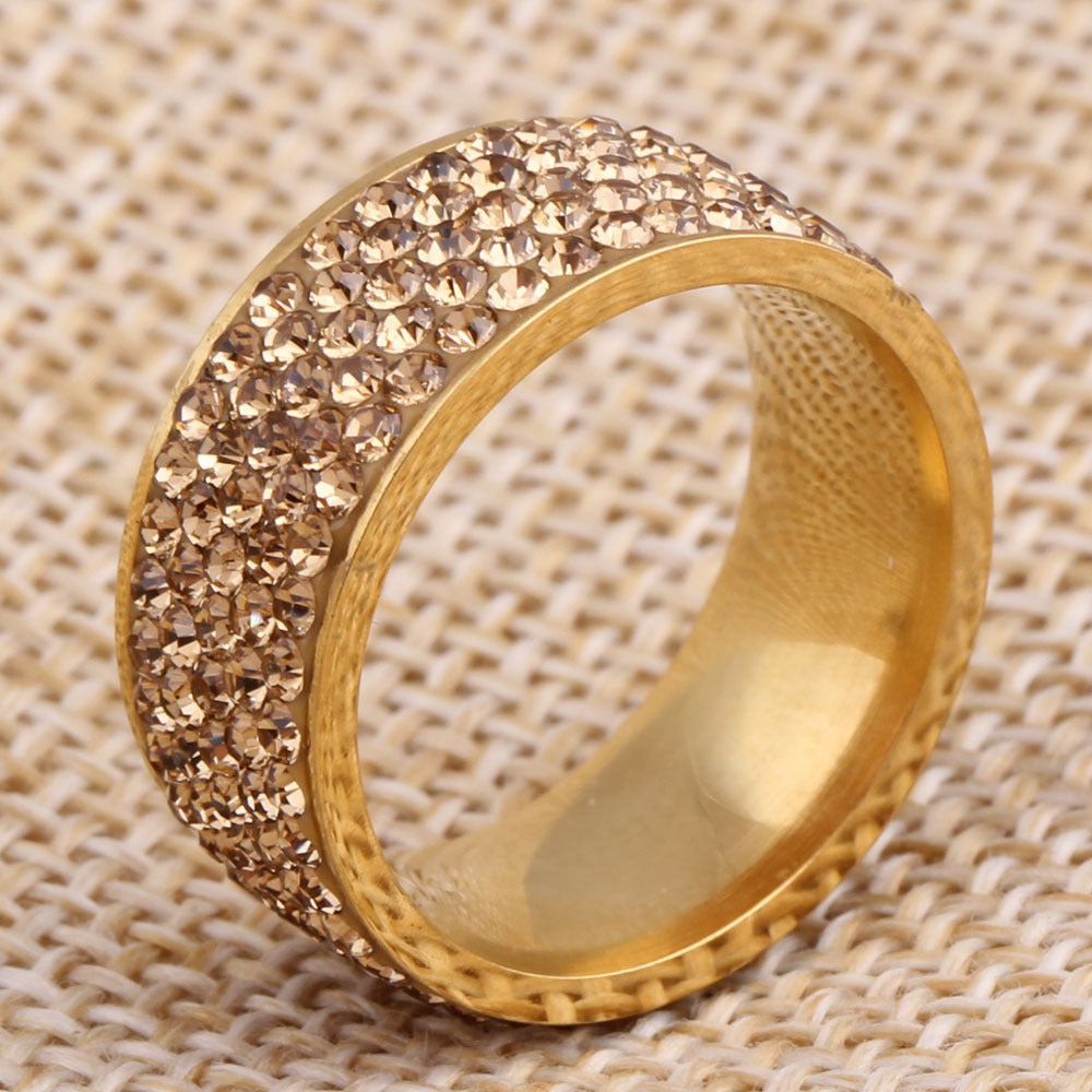 Damen Ring mit funkelndem Zirkonia-Besatz in elegantem Design Shop Nory