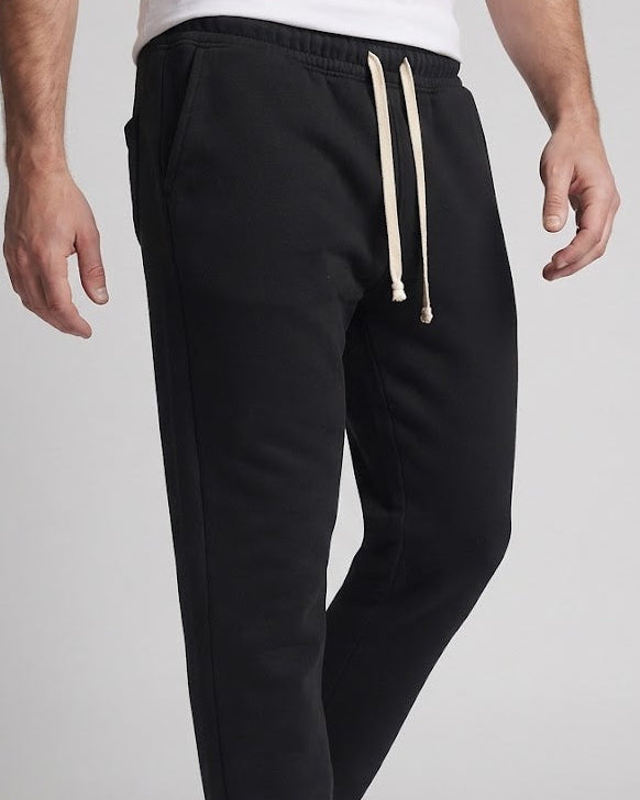 Herren Relaxte Lounge-Sweatpants mit weitem Bein, Bügelfalte und seitlichem Saumreißverschluss Shop Nory