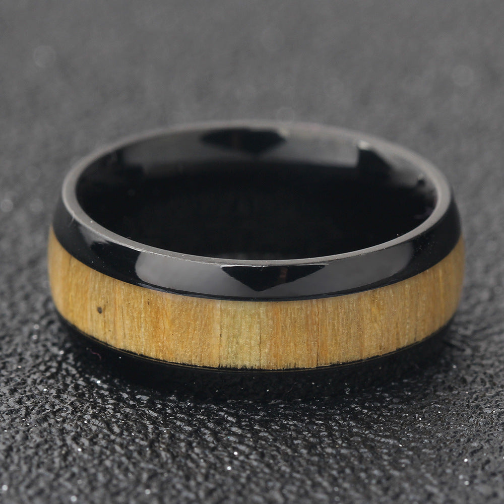 Herren Ring aus hochwertigem Tungsten mit elegantem Holz-Inlay Shop Nory