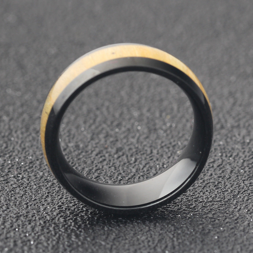 Herren Ring aus hochwertigem Tungsten mit elegantem Holz-Inlay Shop Nory