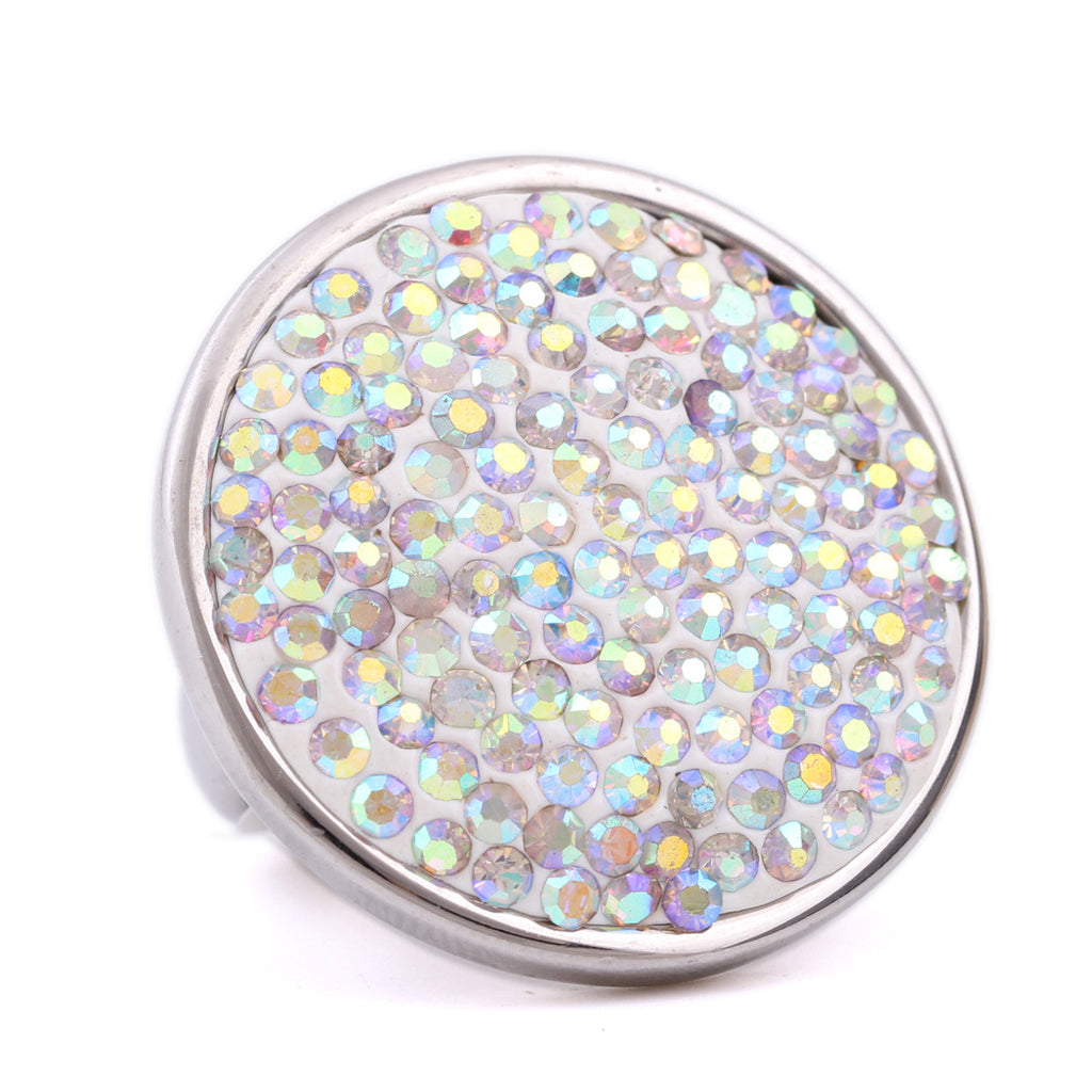 Damen Ring mit funkelndem Kristalltropfen und hochwertigem Edelstahl Shop Nory