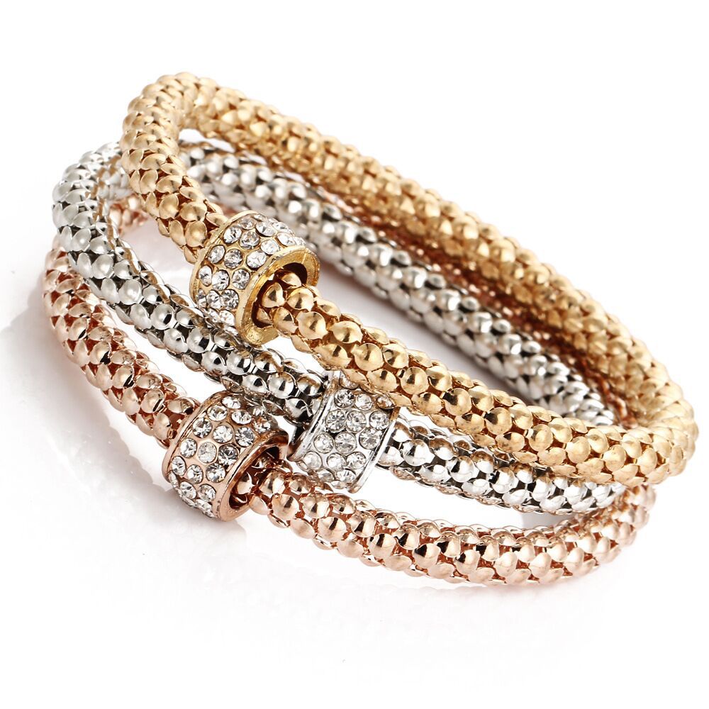Damen Armband-Set mit funkelnden Anhängern Shop Nory