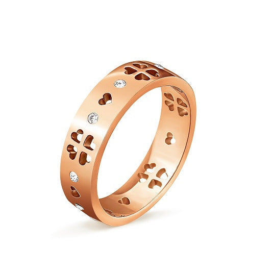 Damen Ring mit filigranem Design und funkelnden Zirkonia Shop Nory