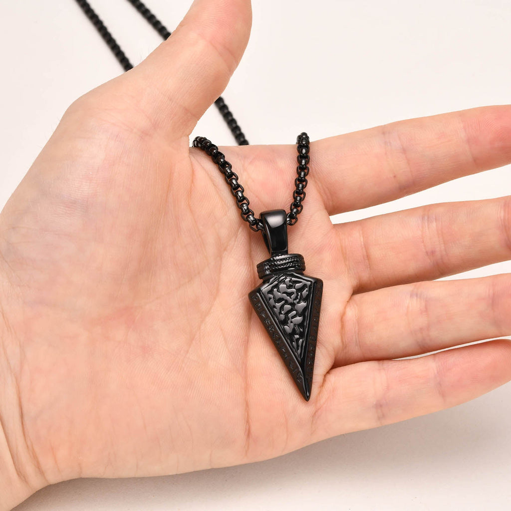 Herren Halskette "Dwayne" in schwarz - Edelstahl | Shop Nory