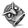 Herren Ring mit kunstvollem Eulenmotiv Shop Nory