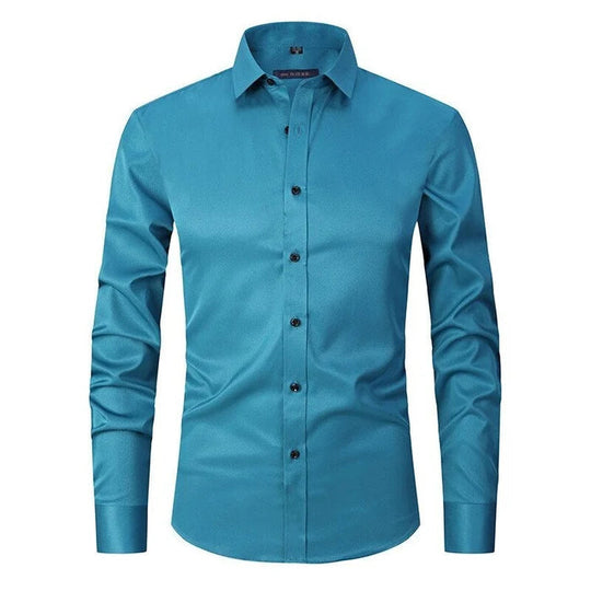 Bügelfreies Stretch Hemd Herren Slim Fit | ShopNory