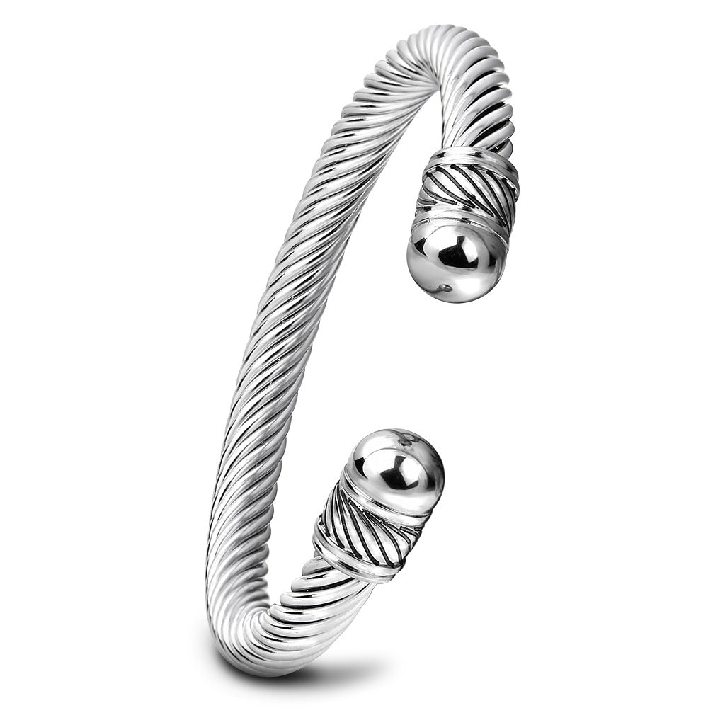 Damen Armreif mit elegantem Drahtdesign Shop Nory