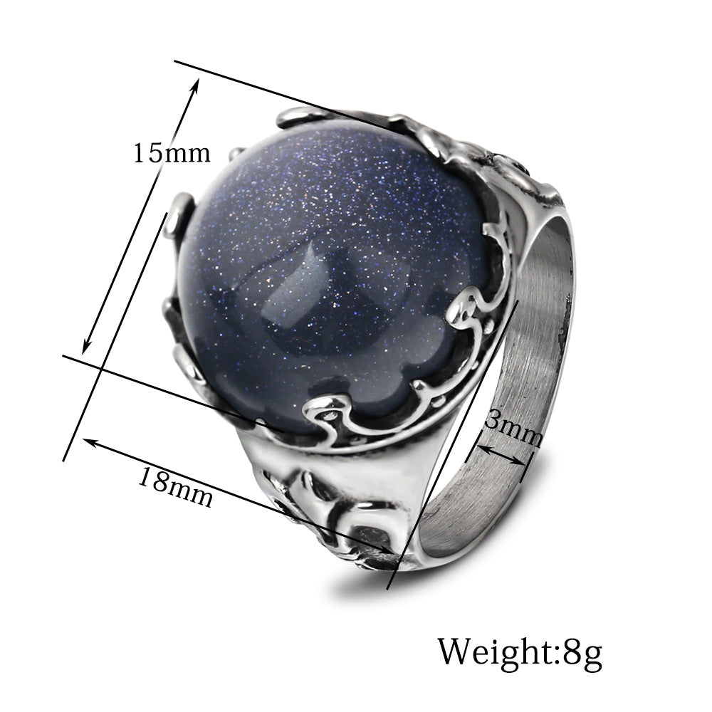 Damen Ring mit kunstvollem Mondstein-Design Shop Nory