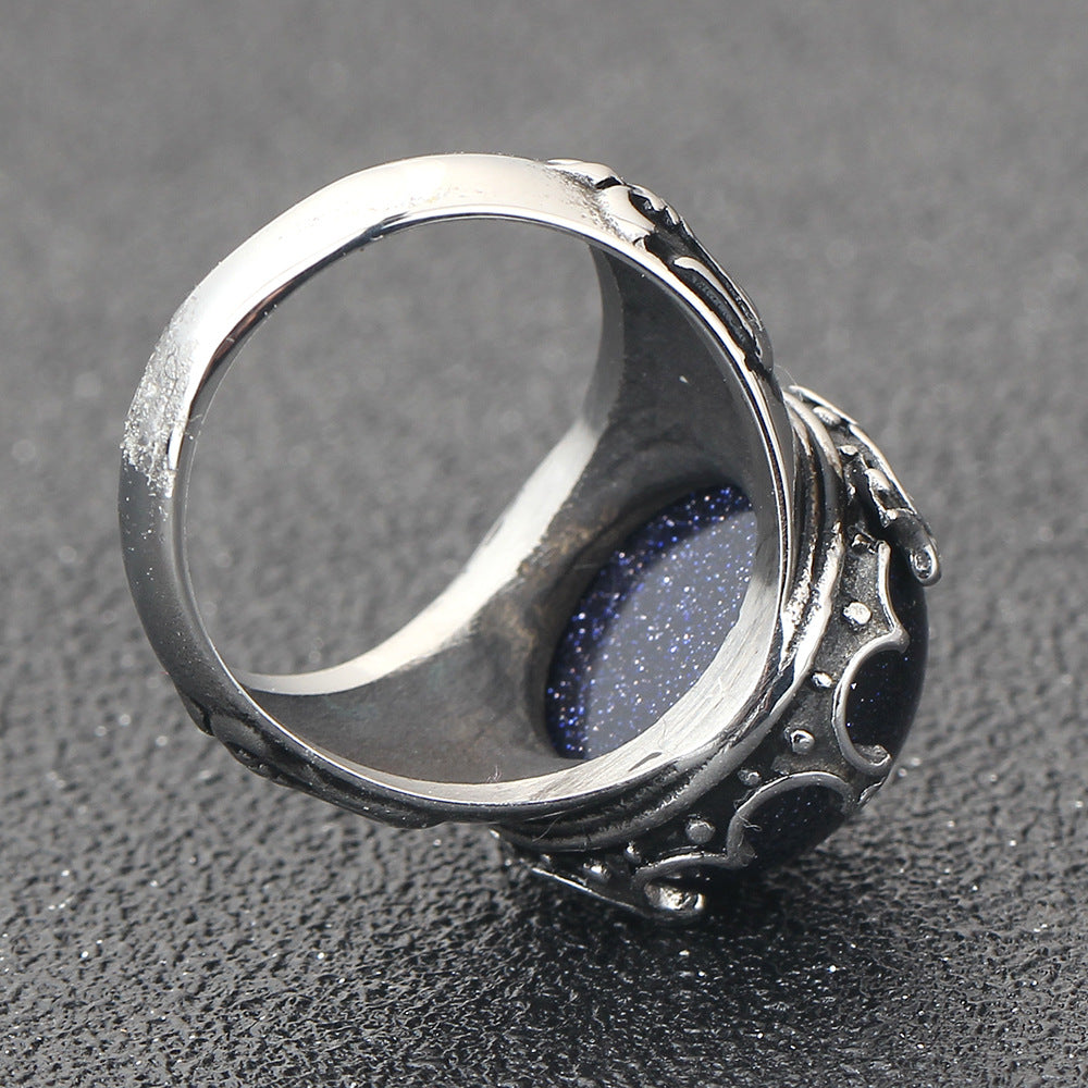 Damen Ring mit kunstvollem Mondstein-Design Shop Nory