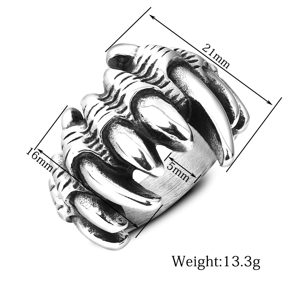 Herren Ring im einzigartigen Tierkrallen-Design Shop Nory