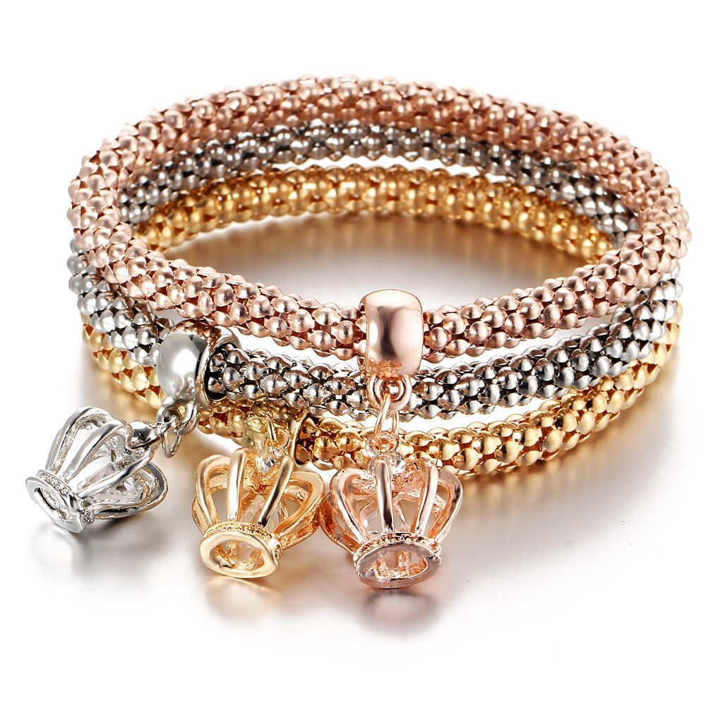 Damen Armband-Set mit funkelnden Anhängern Shop Nory