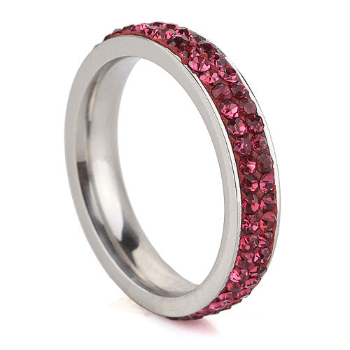 Damen Ring mit funkelnden Kristallakzenten Shop Nory