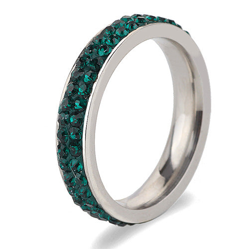 Damen Ring mit funkelnden Kristallakzenten Shop Nory