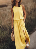 Schlichtes Boho Maxikleid Aus Modal In Verschiedenen Farben