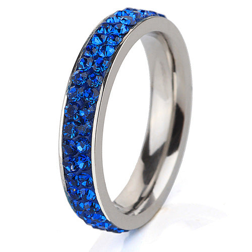 Damen Ring mit funkelnden Kristallakzenten Shop Nory