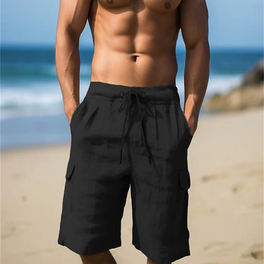 Sommerliche Herren Leinenshorts für Maximalen Komfort