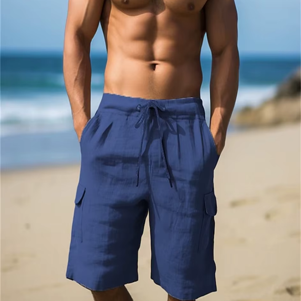 Sommerliche Herren Leinenshorts für Maximalen Komfort