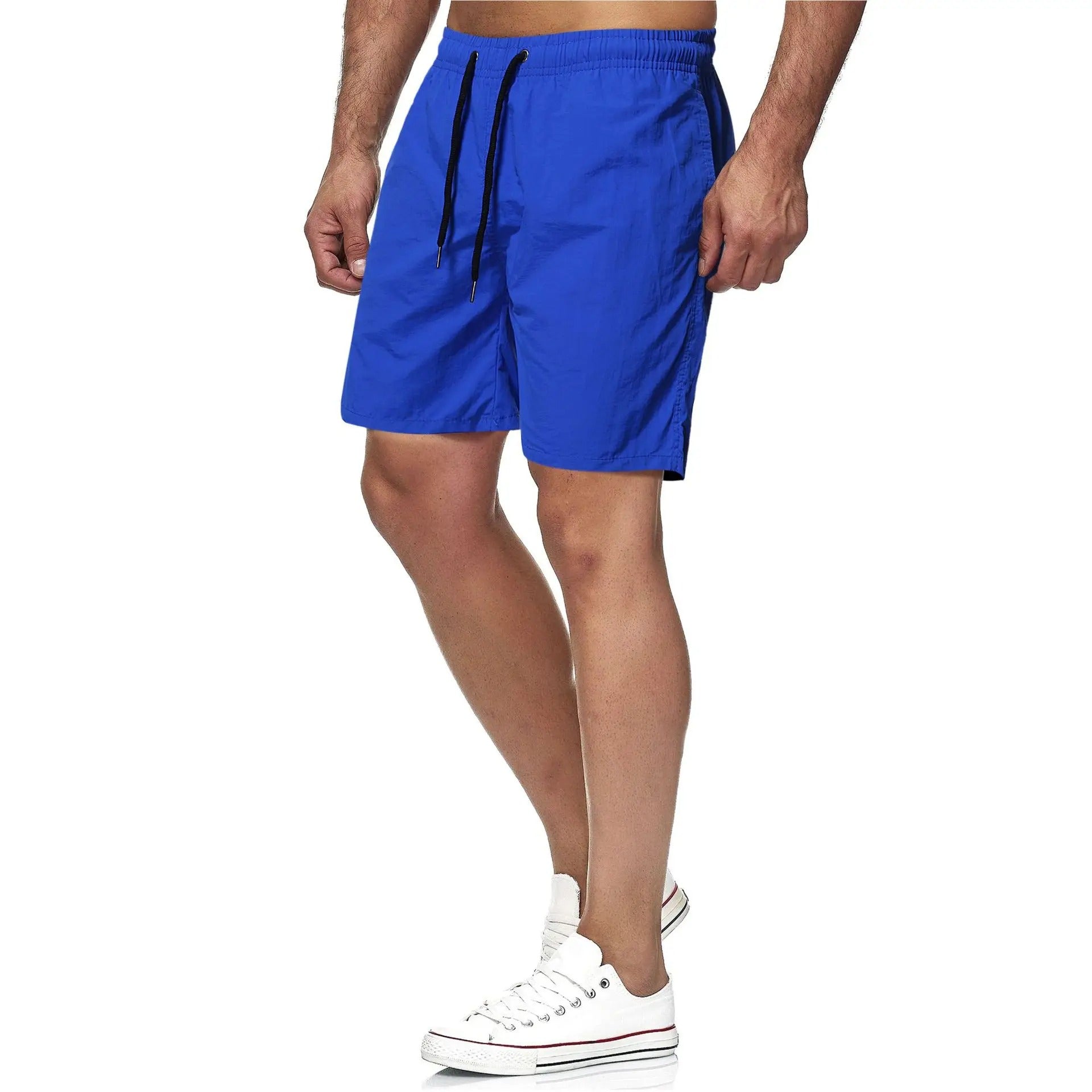 Schnell Trocknende Einfarbige Fitness-Badehosen für Männer