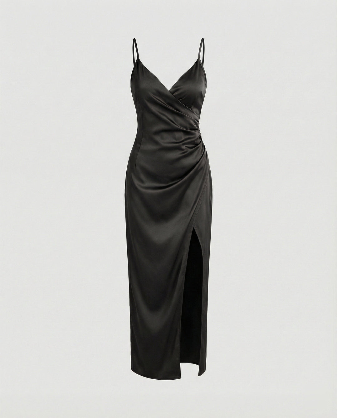 Damen Maxikleid mit tiefem Schlitz
