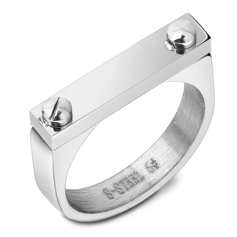Herren Ring mit geometrischem und modernem Design Shop Nory