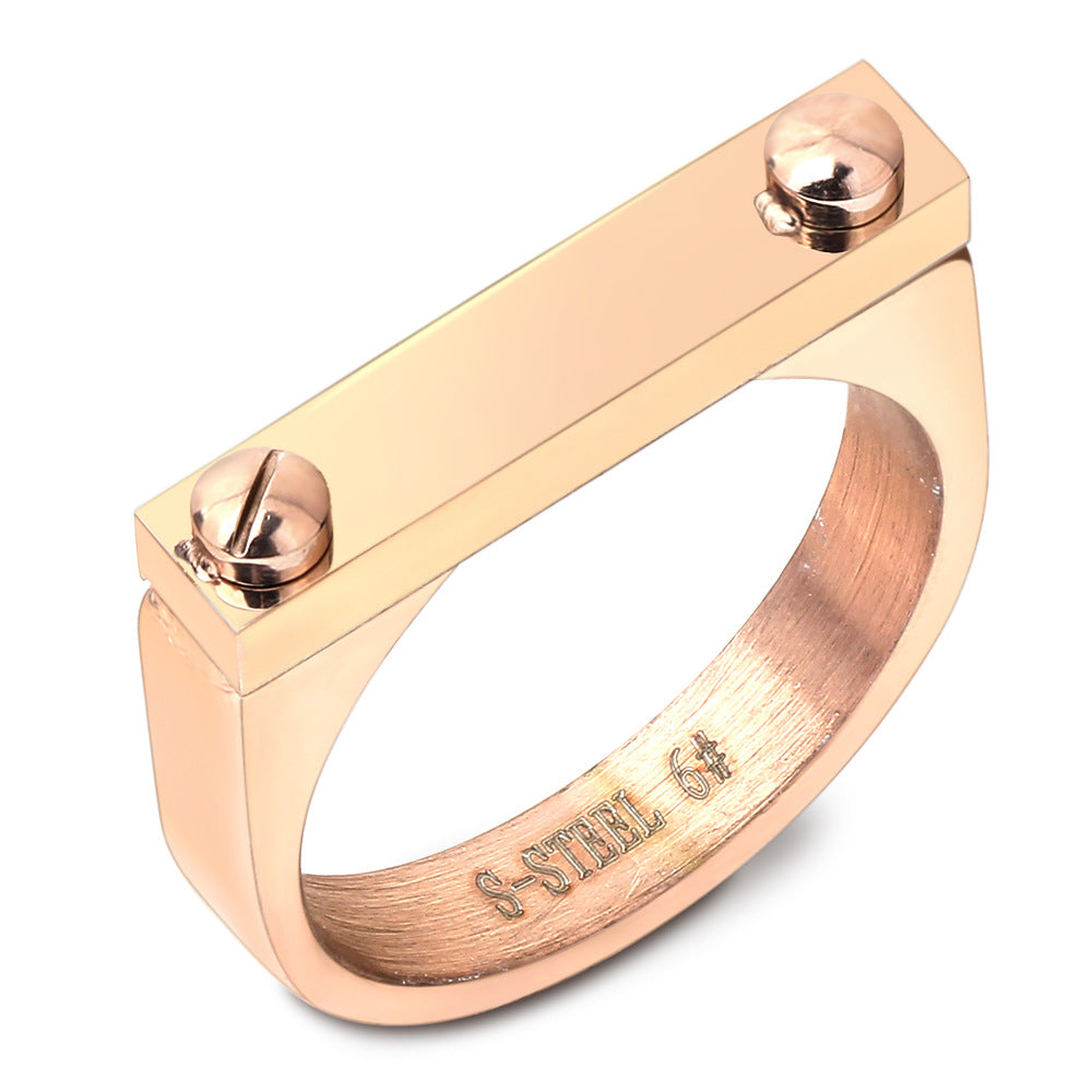 Herren Ring mit geometrischem und modernem Design Shop Nory