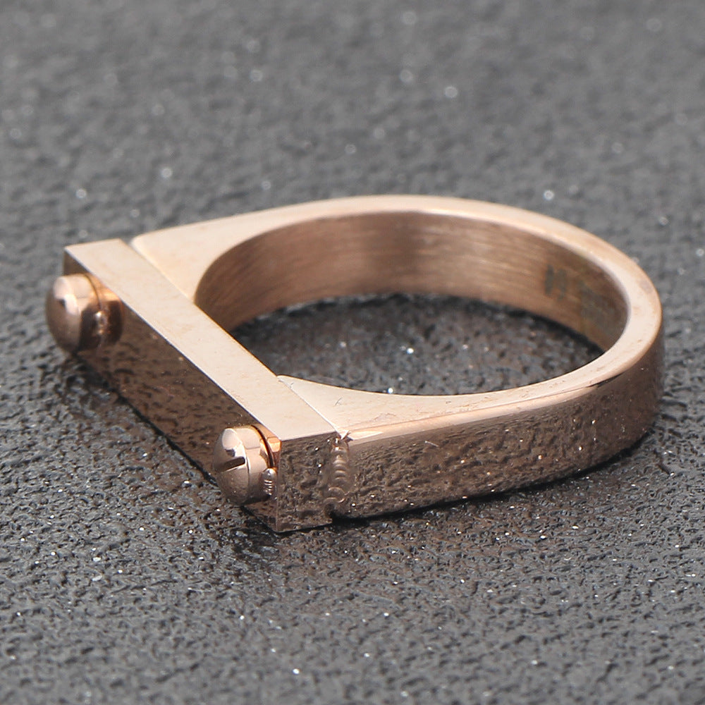 Herren Ring mit geometrischem und modernem Design Shop Nory