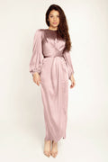 Trim Feminines und Elegantes Tunikakleid