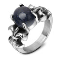 Herren Ring mit kunstvollem Design und funkelndem Edelstein Shop Nory
