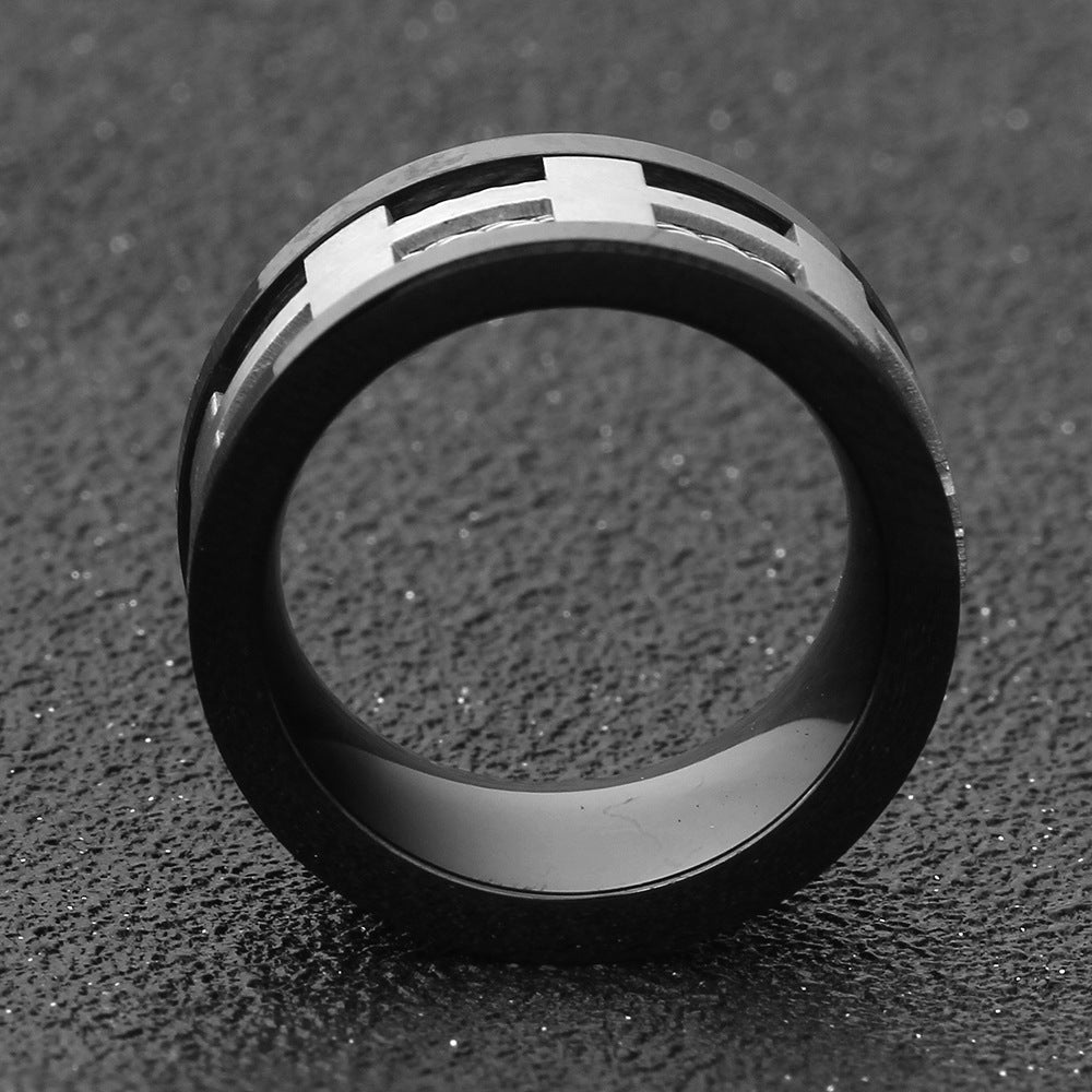 Herren Ring mit modernem geometrischem Design Shop Nory