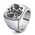 Herren Siegelring mit kunstvollem Wappen-Design Shop Nory 1780329846