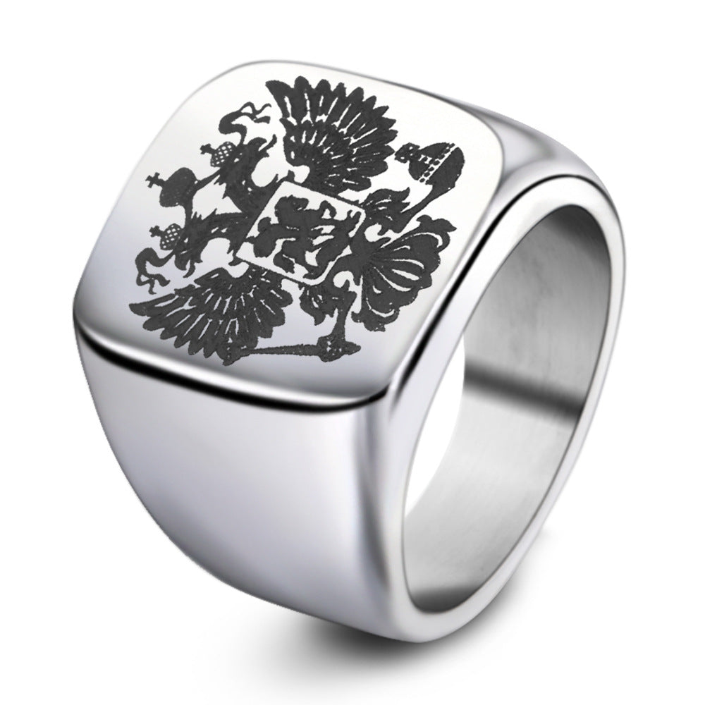 Herren Siegelring mit kunstvollem Wappen-Design Shop Nory 1780329846