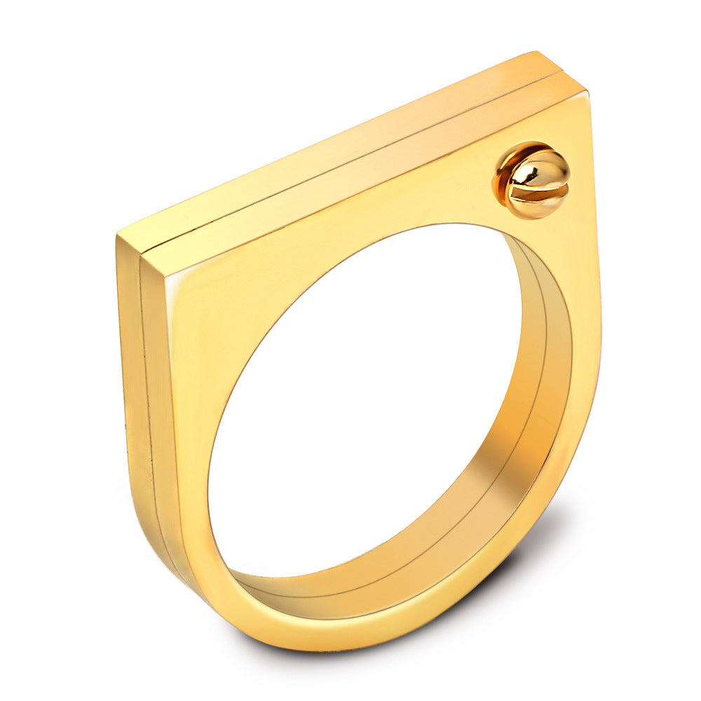 Herren Ring mit modernem, geometrischem Design Shop Nory