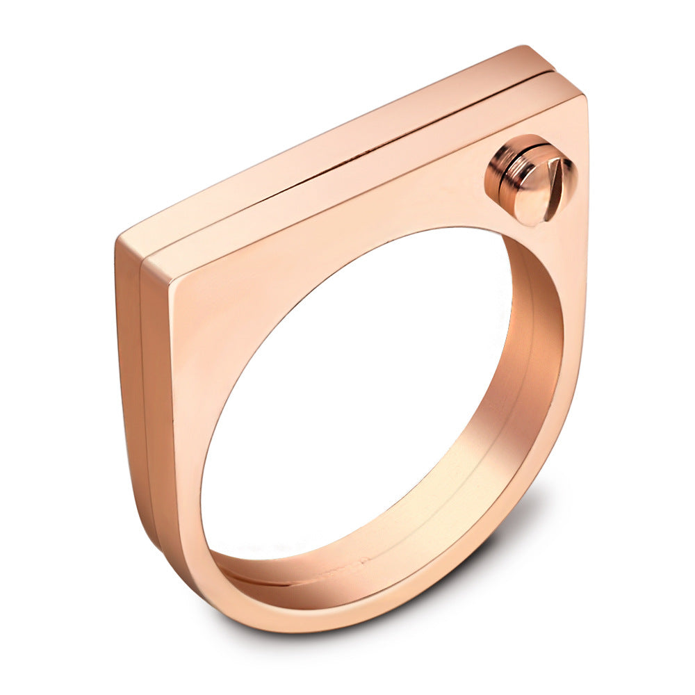 Herren Ring mit modernem, geometrischem Design Shop Nory