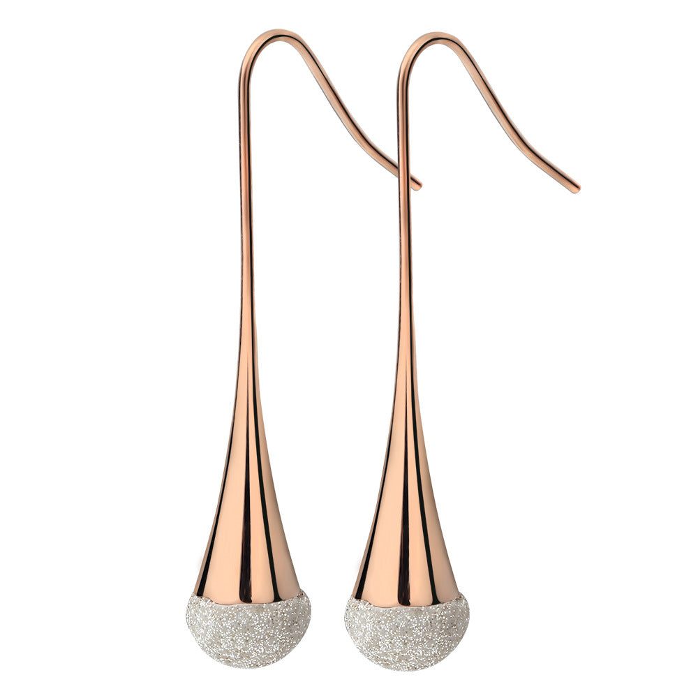 Damen Ohrhänger mit elegantem Tropfen-Design und funkelndem Kristallbesatz Shop Nory