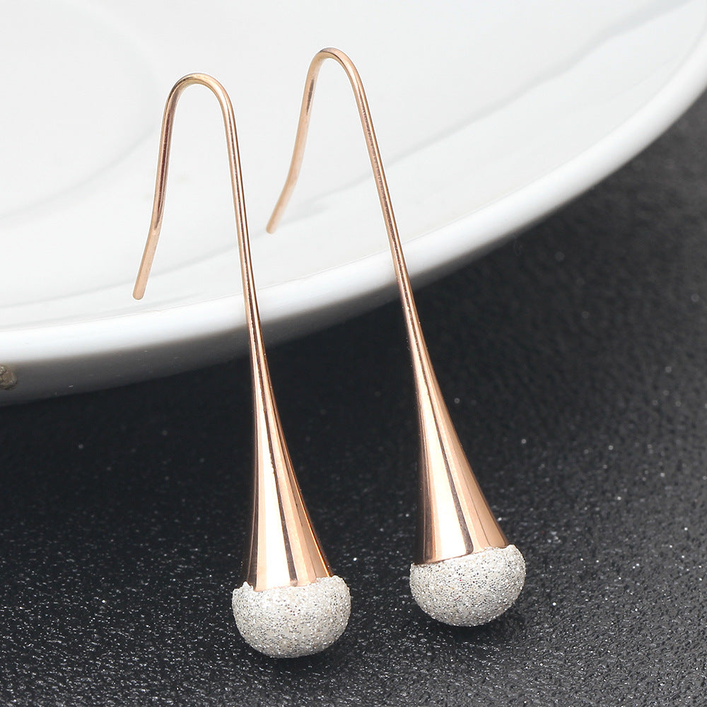 Damen Ohrhänger mit elegantem Tropfen-Design und funkelndem Kristallbesatz Shop Nory