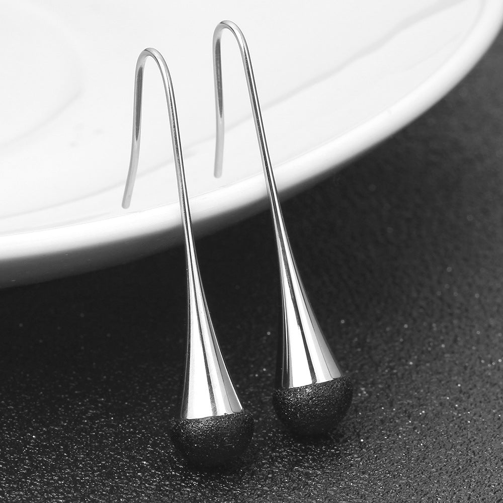 Damen Ohrhänger mit elegantem Tropfen-Design und funkelndem Kristallbesatz Shop Nory