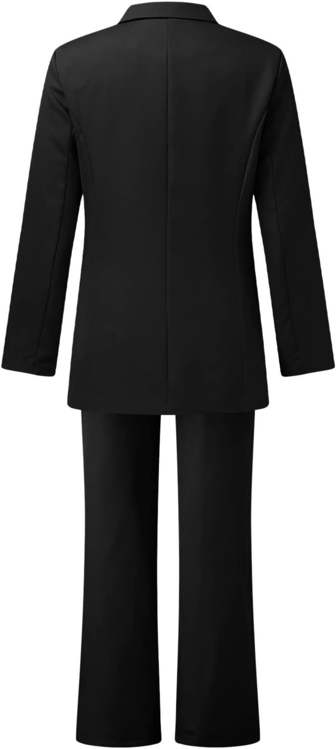Elegantes Ensemble Bestehend Aus Einem Edlen Blazer und Einer Eleganten Hose
