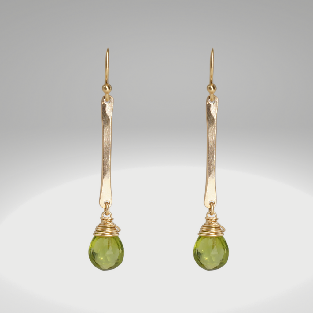 Drop Edelstein Geburtsstein/Zodiac Ohrringe | Shop Nory