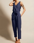 Shopnory | Bequemer Leinen-Overall