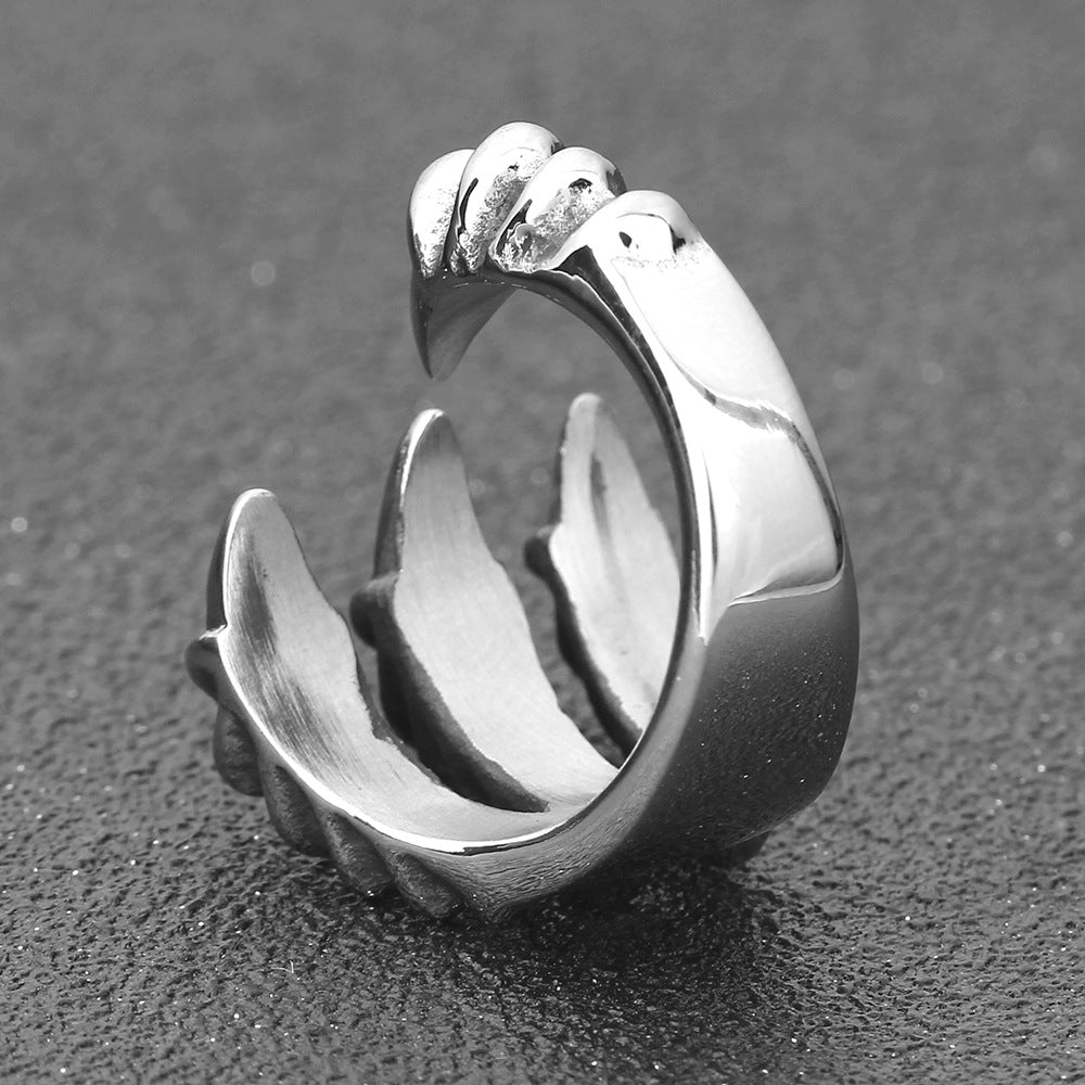 Herren Ring mit kunstvollem Krallen-Design Shop Nory